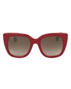 Gucci Cat Eye Sunglasses Burgundy 1size