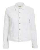 L'agence Celine White Denim Jacket White S