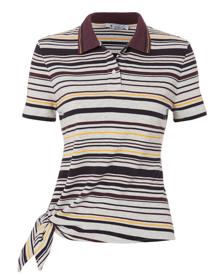 T By Alexander Wang Side Knot Polo Multi P