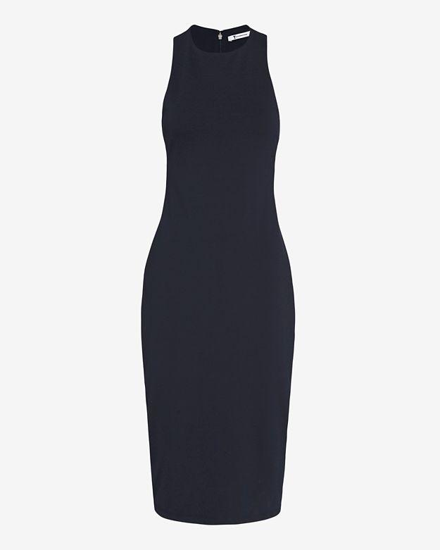 T By Alexander Wang Bandeau Back Ponte Dress