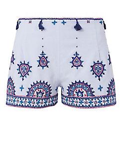 Talitha Embroidered Tassel Shorts