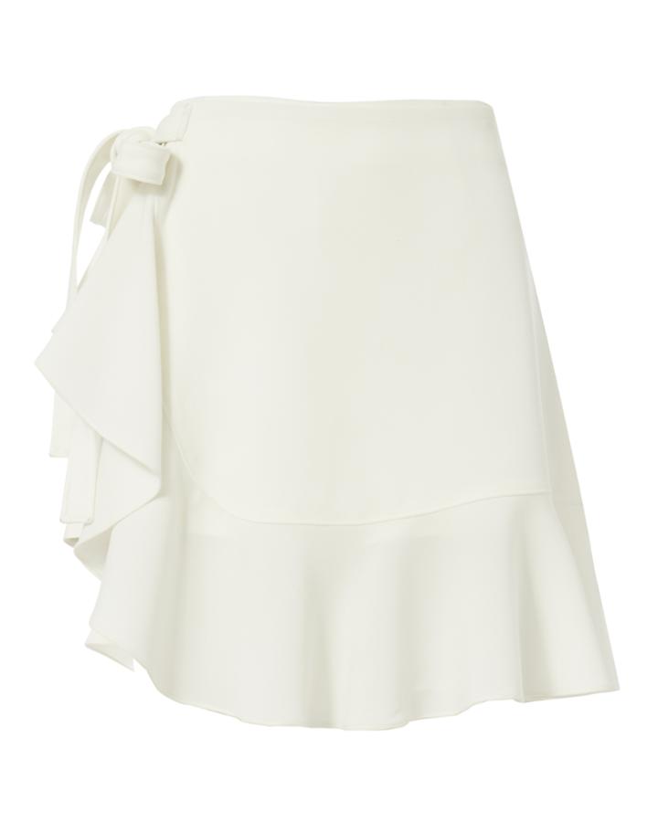 &quot;cinq  Sept Side Tie Ruffle Skort&quot;
