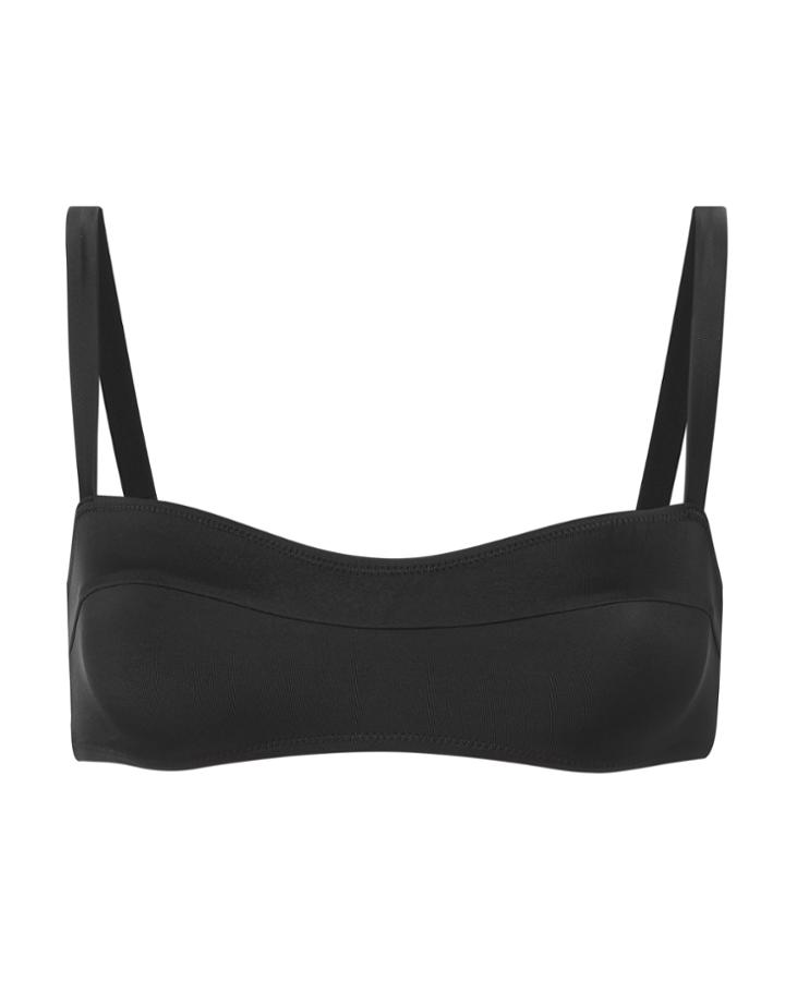 Solid & Striped Quinn Black Bikini Top Black M