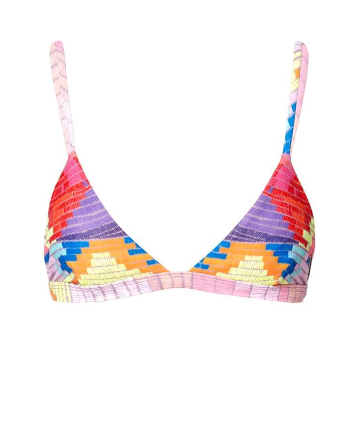 Mara Hoffman Radial Triangle Bikini Top