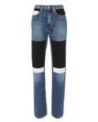 Calvin Klein Jeans High-rise Straight Patch Jeans Denim 25