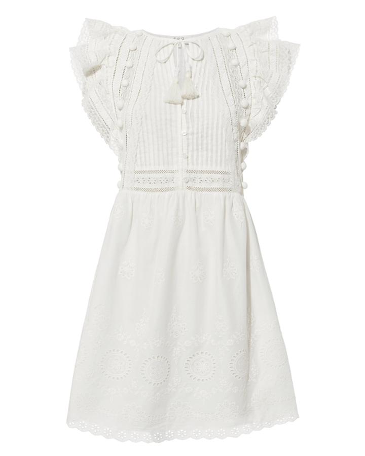 Sea Sofie Lace Tunic Dress Ivory Zero