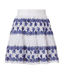 Miguelina Marian Pineapple Tiered Mini Skirt
