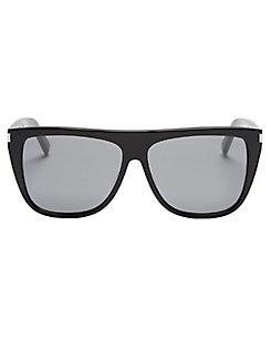 Saint Laurent Flat Top Black Sunglasses