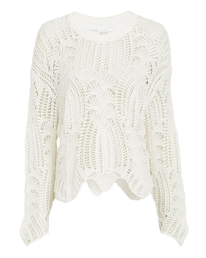 Iro Rhapsody Open Knit Sweater White S