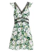 Saylor Bridgette Floral Mini Dress Green Floral P