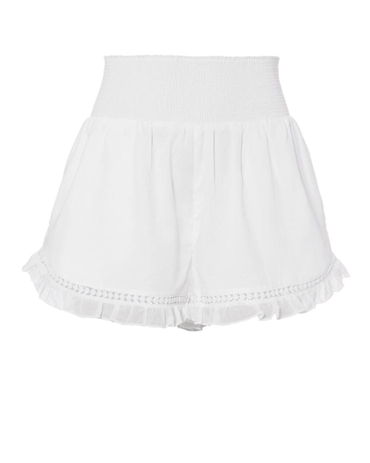 Kisuii Or Smocked  Shorts White S