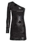 Rta Edie Sequin Star Dress Black Zero