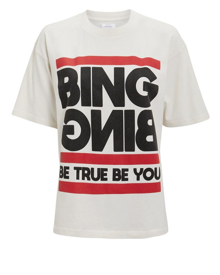 Anine Bing True You T-shirt White/red/black P