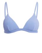 Onia Dani Triangle Bikini Top Blue L