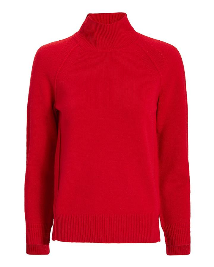 Helmut Lang Cashmere Red Turtleneck Sweater Red M