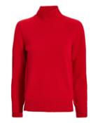 Helmut Lang Cashmere Red Turtleneck Sweater Red M