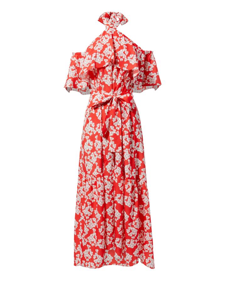 Borgo De Nor Josephine Off Shoulder Dress Print 2