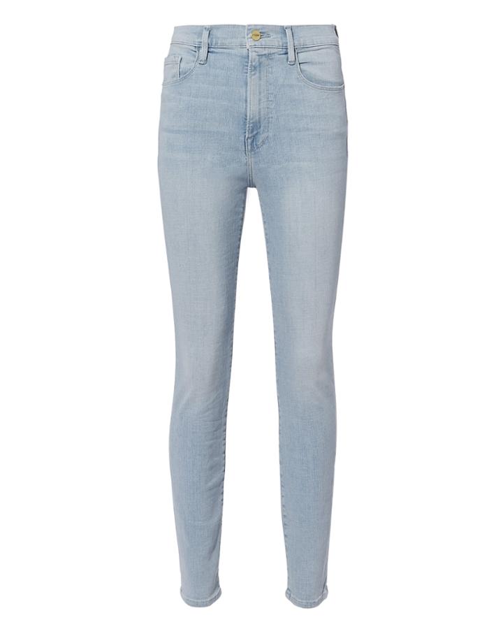 Frame Ali High-rise Cigarette Jeans Denim-lt 24