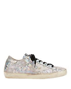 Golden Goose Superstar Hologram Silver Sneakers
