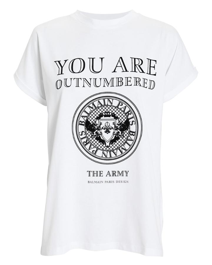 Balmain Outnumbered Tee White 34