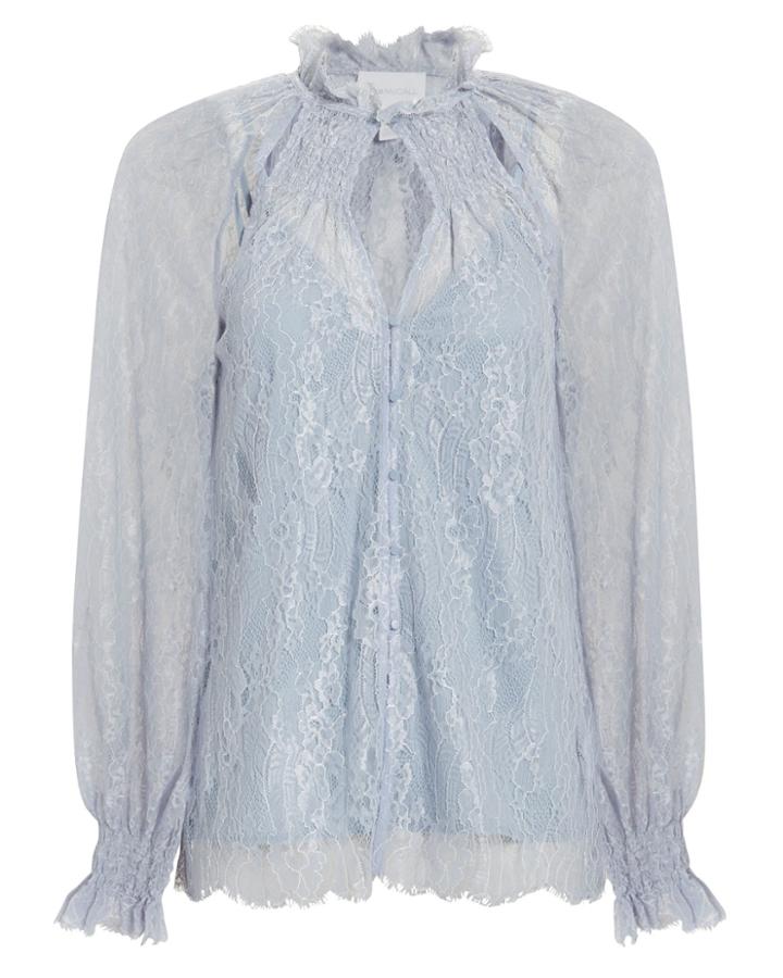 Alice Mccall St. Germain Lace Blouse Blue-lt 8