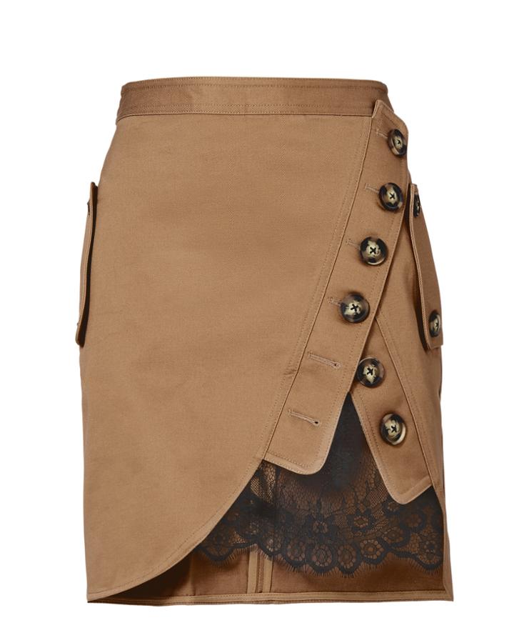 Self-portrait Lace Utility Mini Skirt