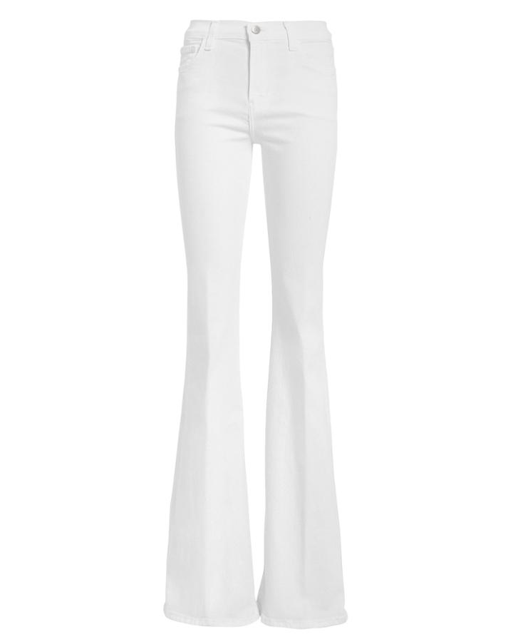 J Brand Valentina High-rise Jeans White 28