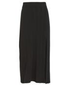 Solid & Striped Knit Midi Skirt Black S