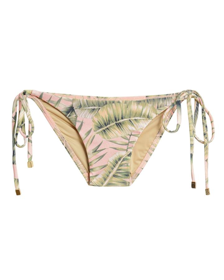 Suboo Palma Tie Side Bikini Bottom Green/blush 2