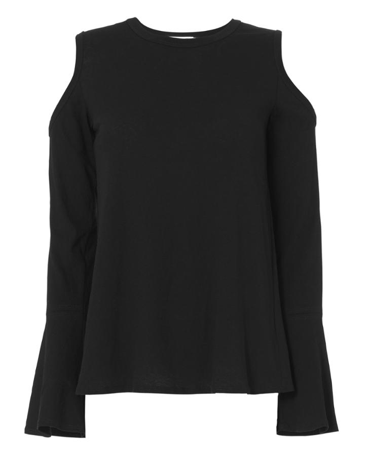 &quot;a.l.c. Camden Cold Shoulder Bell Sleeve Tee&quot;