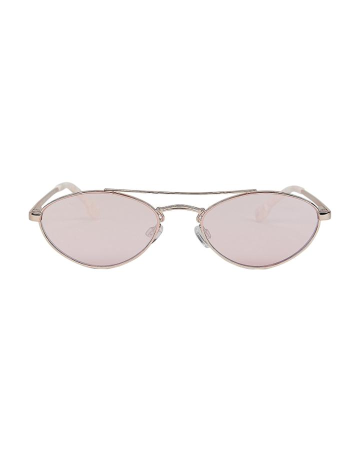 Le Specs Luxe Elliptical Liason Sunglasses Rose 1size