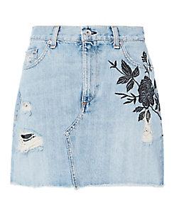 Rag & Bone Ramona Embroidered Mini Skirt