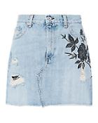 Rag & Bone Ramona Embroidered Mini Skirt