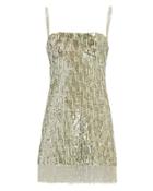 Alexis Izabell Sequin Mini Dress Silver P