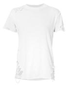 Nsf Destroyed White T-shirt White P