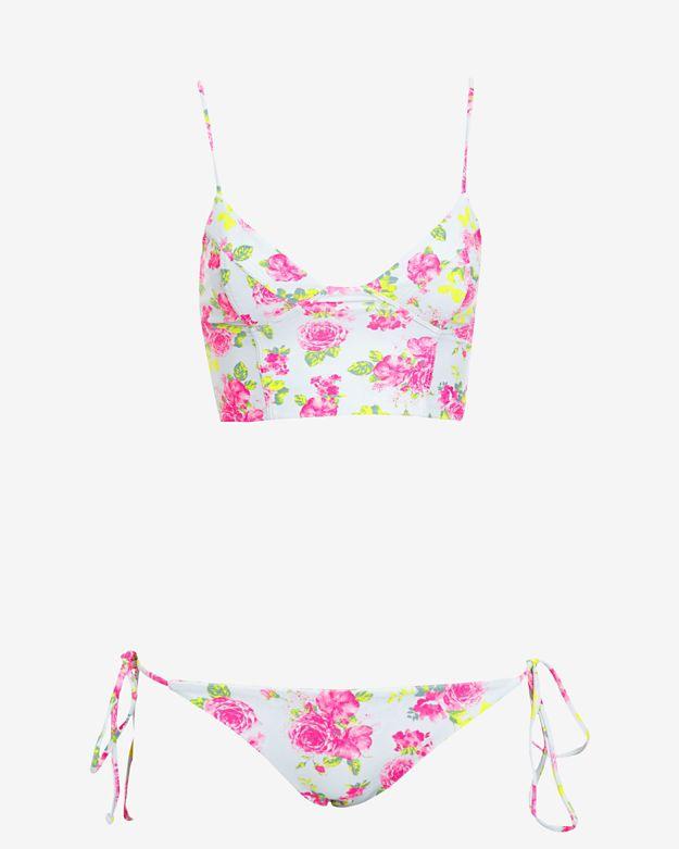 Tori Praver Jess Floral Print Bikini