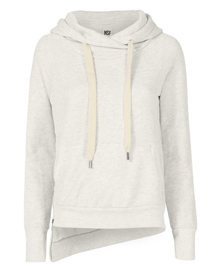 Nsf Eliza Zip Detail Hoodie