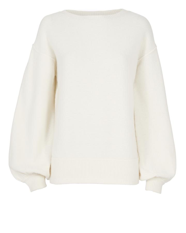 Helmut Lang Balloon Sleeve Pullover Sweater