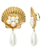 Jennifer Behr Positano Clip-on Earrings Gold 1size