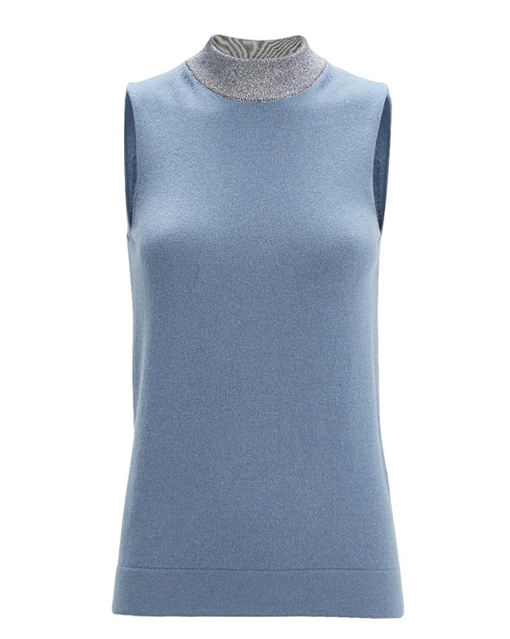 Missoni Mock Neck Top Blue/purple 42