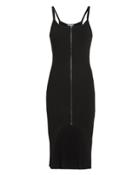 Cotton Citizen Ibiza Zip Front Dress Black P