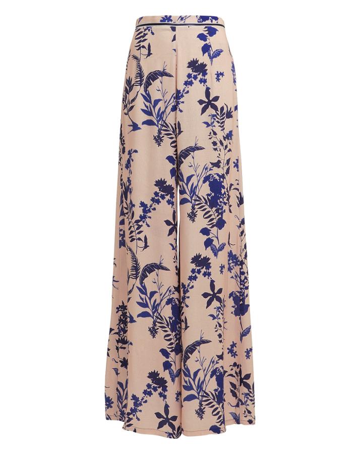 Tatjana Anika Jo Floral Pants Pink/navy S