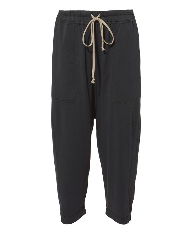 Rick Owens Drkshdw Drawstring Cropped Pants Navy L