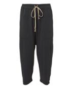 Rick Owens Drkshdw Drawstring Cropped Pants Navy L