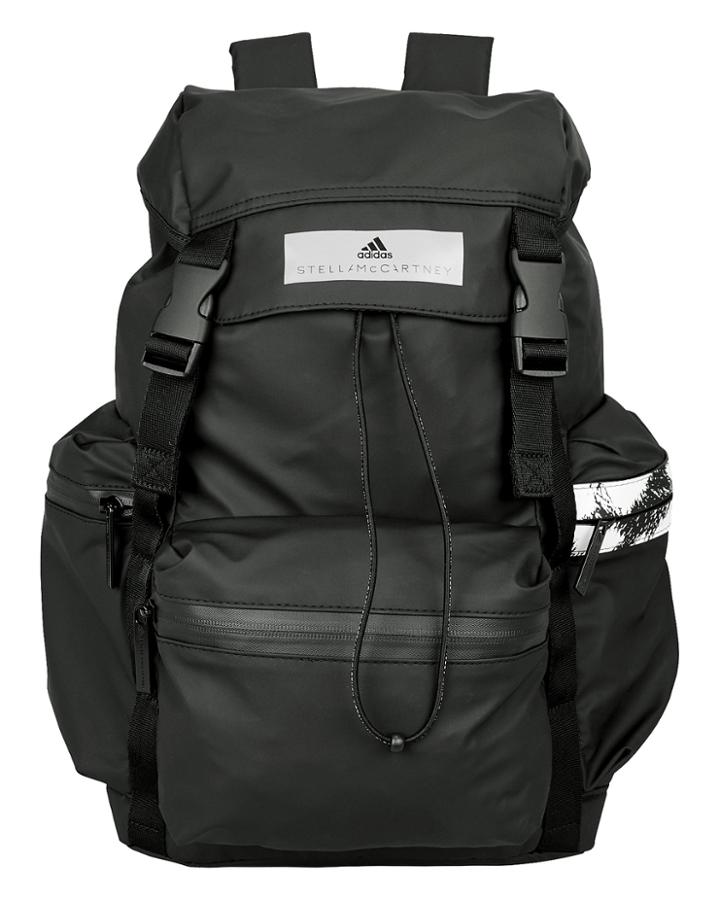 Adidas By Stella Mccartney Adidas X Stella Mccartney Logo Nylon Backpack Black/white 1size