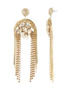Deepa Gurnani Kylee Earrings Gold 1size