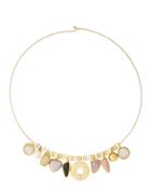 Lizzie Fortunato Best Lady Charm Necklace Rose 1size