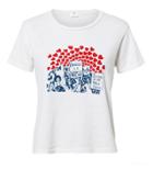 Re/done Women Of The World Graphic T-shirt Ivory P