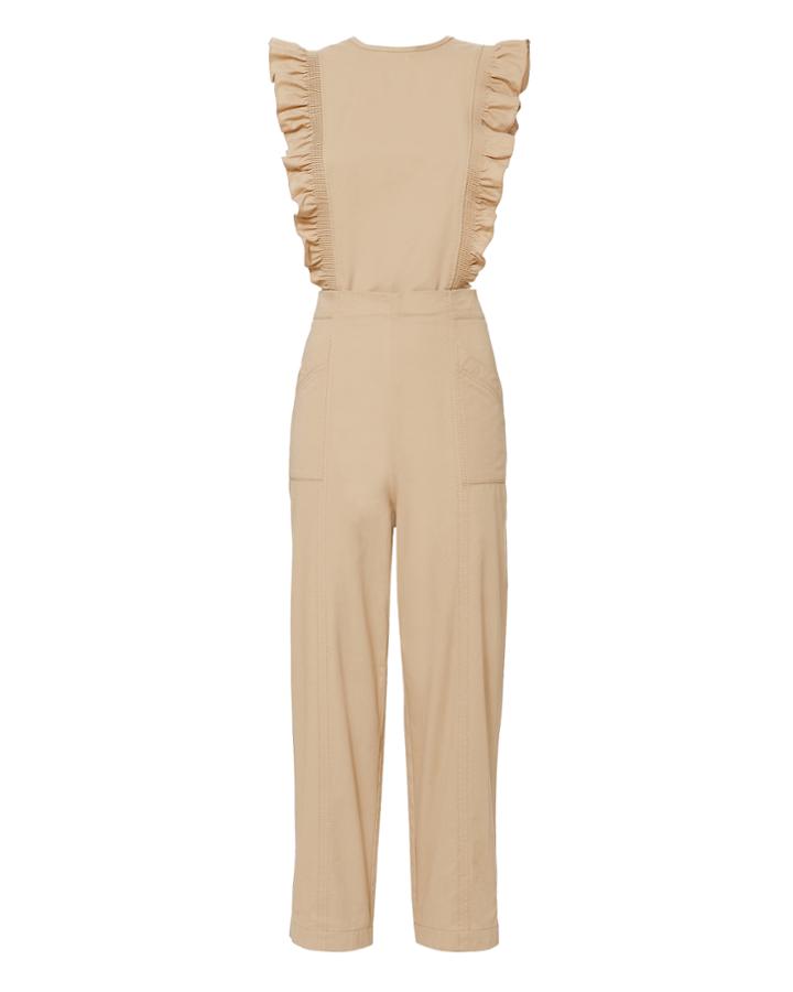 &quot;ganni Phillips Ruffle Jumpsuit&quot;