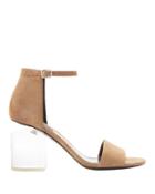 &quot;alexander Wang Abby Lucite Heel Clay Sandals&quot;